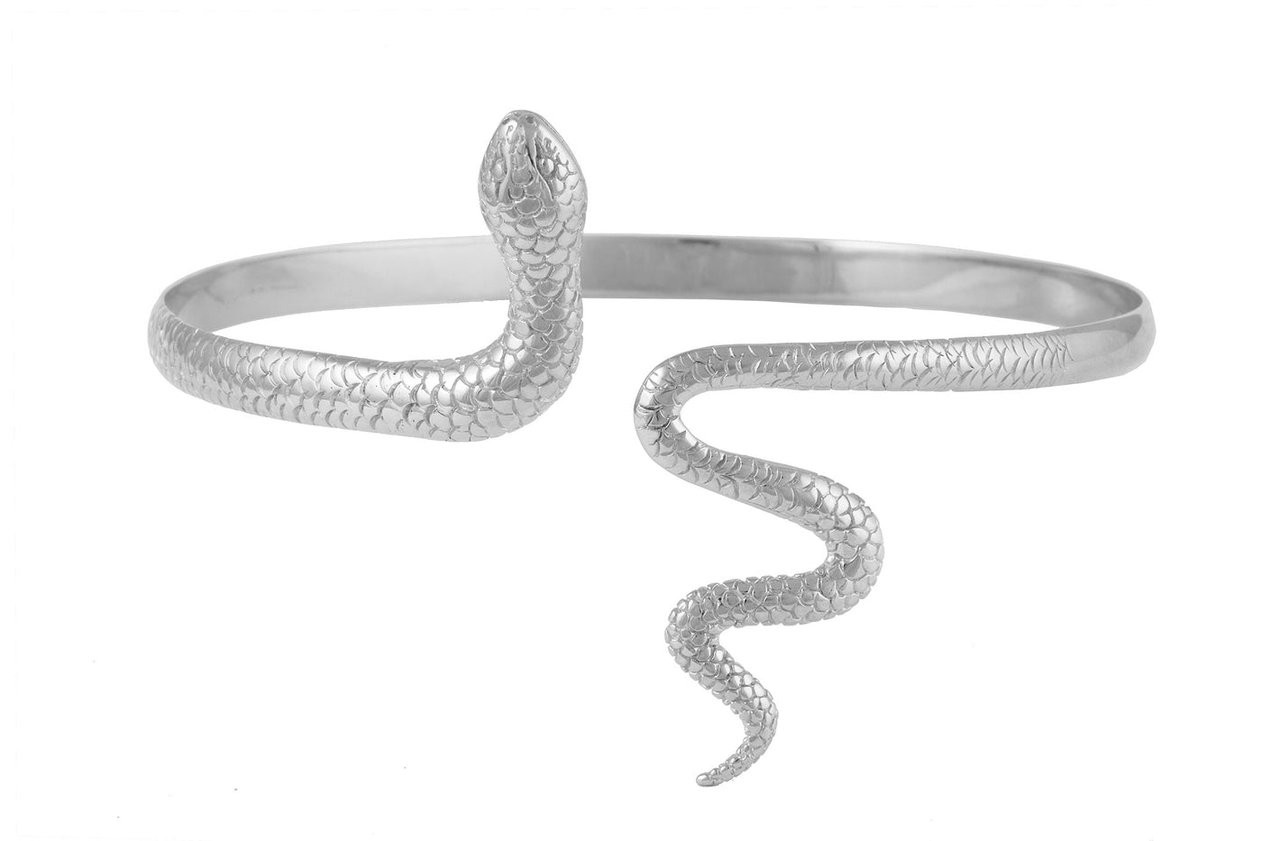 Snake shoulded bracelet. Silver