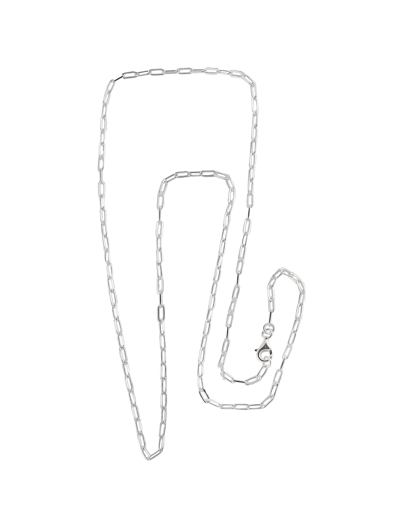 Chain necklace. Silver