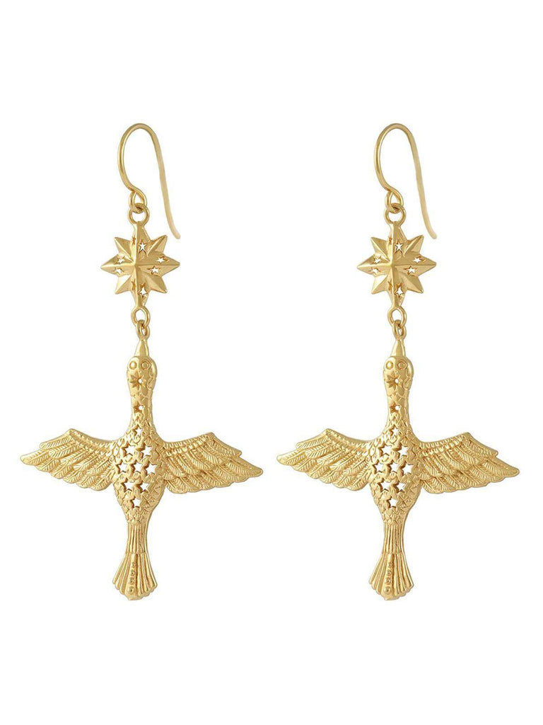 8 point star deals earrings