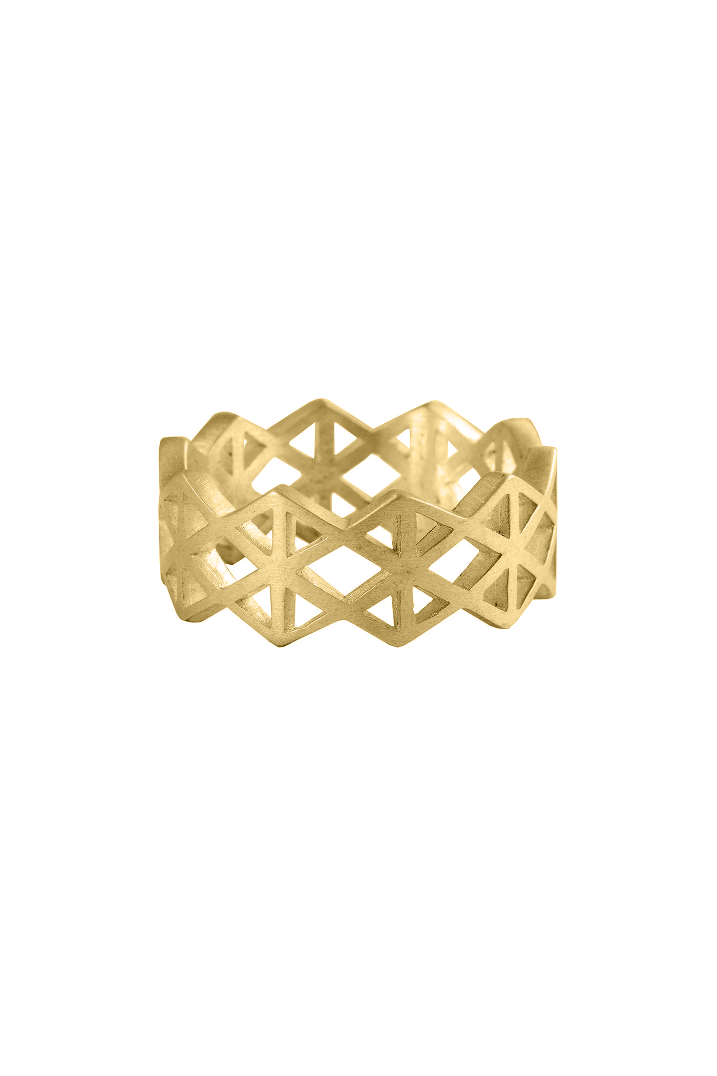 Solid gold Life force ring